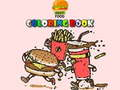 Joc Carte de colorat Fast Food  on-line