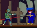 Joc Huggy Wuggy vs Zombi  on-line