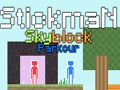 Joc Stickman Skyblock Parkour on-line