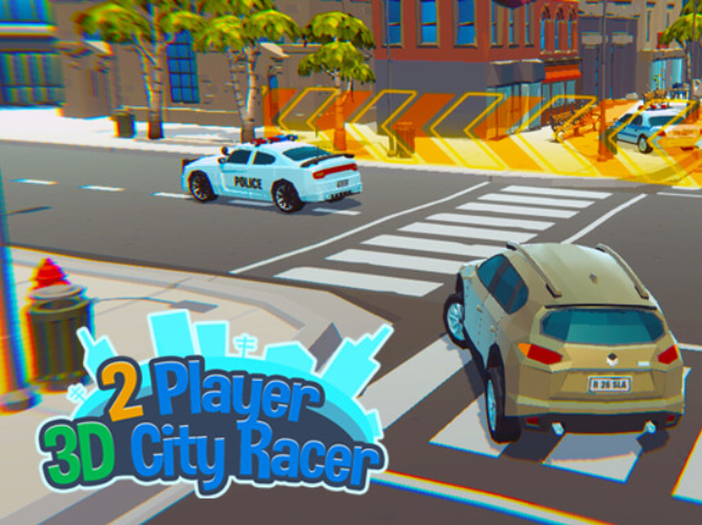 Joc 2 jucători 3D City Racer  on-line