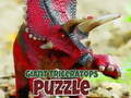 Joc Puzzle uriaș Triceratops  on-line