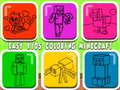 Joc Copii usor de colorat Minecraft  on-line