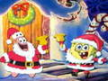 Joc Puzzle de Crăciun SpongeBob  on-line