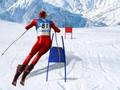Joc Simulator de schi slalom  on-line