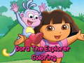 Joc Dora exploratoarea de colorat  on-line