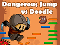 Joc Salt periculos vs Doodle  on-line