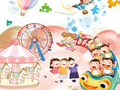 Joc La mulți ani de Ziua Copilului Jigsaw Puzzle  on-line