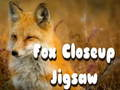 Joc Fox Closeup Jigsaw on-line