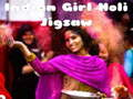 Joc Fata indiană Holi Jigsaw on-line