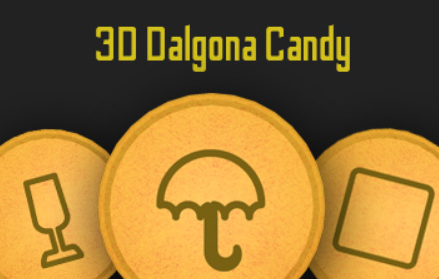 Joc Bomboane Dalgona 3D  on-line