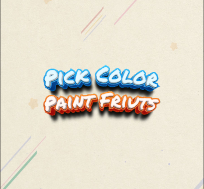 Joc Alege Fructe Color Paint  on-line