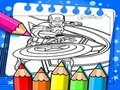 Joc Cartea de colorat Capitanul America  on-line
