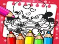 Joc Carte de colorat Mickey Mouse  on-line