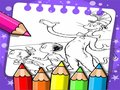 Joc Cartea de colorat pisică în pălărie  on-line
