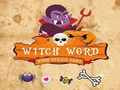 Joc Joc de puzzle Halloween Word cu vrăjitoare  on-line