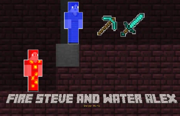 Joc Fire Steve și Water Alex  on-line