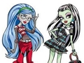 Joc Carte de colorat pentru Monster High  on-line