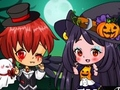 Joc Cuplu Chibi de Halloween  on-line