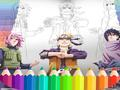 Joc Carte de colorat Naruto Shippuden  on-line