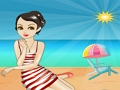 Joc Dressup fata de plaja  on-line