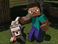 Joc Minicraft: Steve și aventura lupului  on-line