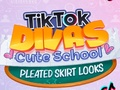 Joc TikTok Divas Aspecte drăguțe de fustă plisată de școală  on-line