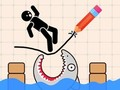 Joc Desenează și salvează Stickman  on-line