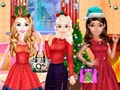 Joc Petrecere de Crăciun la modă pentru fete  on-line