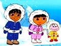 Joc Dora Găsește 5 Diferențe  on-line