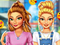 Joc Tinute Super Girls cu blugi rupti  on-line