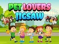 Joc Jigsaw iubitori de animale de companie  on-line