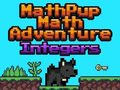 Joc MathPup Matematică aventură numere întregi  on-line