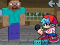 Joc Friday Night Funkin' VS Steve din Minecraft  on-line