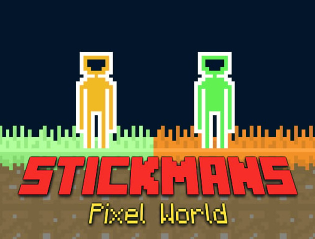 Joc Stickmans Pixel World on-line