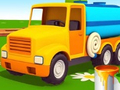 Joc Carte de colorat: Camion cu apă  on-line