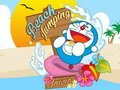 Joc Doraemon săritură pe plajă  on-line