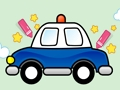 Joc Ușor de vopsit mașină de poliție  on-line