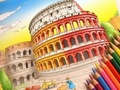 Joc Carte de colorat: Colosseumul Roman  on-line