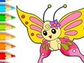Joc Carte de colorat: Fluture  on-line