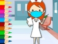 Joc Carte de colorat: Doctor  on-line