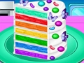 Joc Faceți tort cu confetti curcubeu  on-line