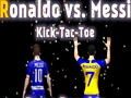 Joc Messi vs Ronaldo Kick Tac Toe on-line