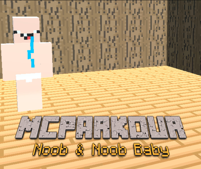 Joc Mc Parkour Noob și Noob Baby on-line