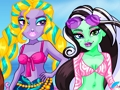 Joc Petrecere pe plajă Monster High  on-line