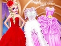 Joc Elsa, stil diferit de rochie de mireasa  on-line
