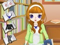 Joc Dressup pentru fete de bibliotecă  on-line