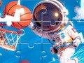 Joc Puzzle -ul jigsaw: baschet spațial on-line