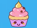 Joc Carte de colorat: Cupcake  on-line