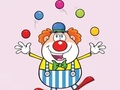 Joc Carte de colorat: Clovn  on-line