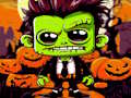 Joc Puzzle de Halloween Franky & Vampire  on-line